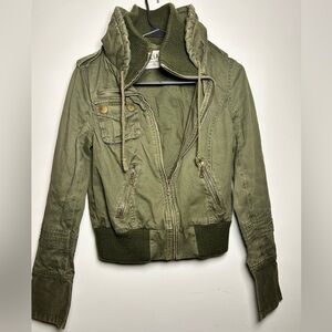 dELiA*s Khaki Green Hooded Jacket